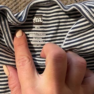 Tea collection teal with stripes